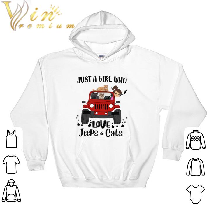 cb085c81 nice just a girl who love jeeps cats tshirt 4 - Nice Just A Girl Who Love Jeeps & Cats tshirt