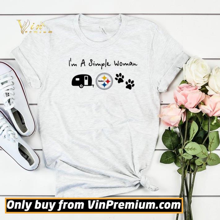 cb77d95a i m a simple woman i like camping pittsburgh steelers and paw shirt sweater 4 - I’m a simple woman I like camping Pittsburgh Steelers and paw shirt sweater