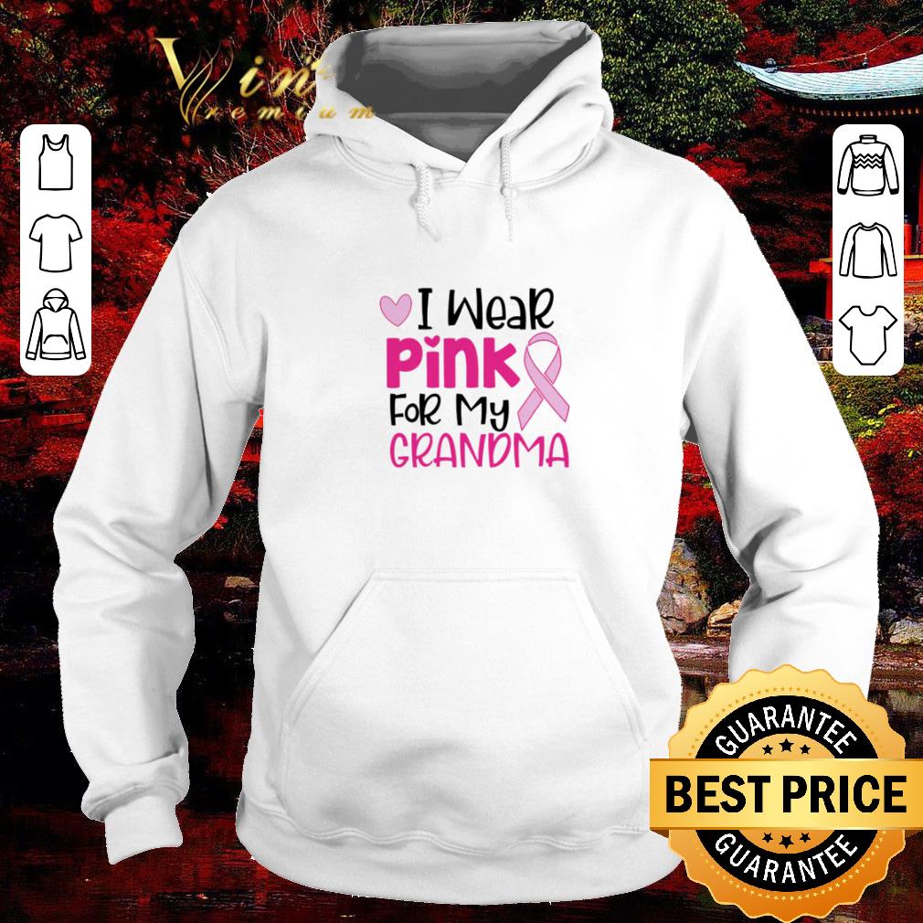e24a8052 premium breast cancer i wear pink for my grandma shirt 4 - Premium Breast cancer i wear pink for my grandma shirt