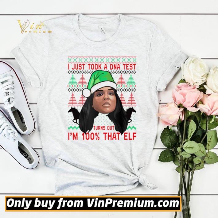ecc4687c lizzo i just took a dna test turns out i m 100 that elf christmas shirt sweater 4 - Lizzo I just took a DNA test turns out I’m 100% that Elf Christmas shirt sweater