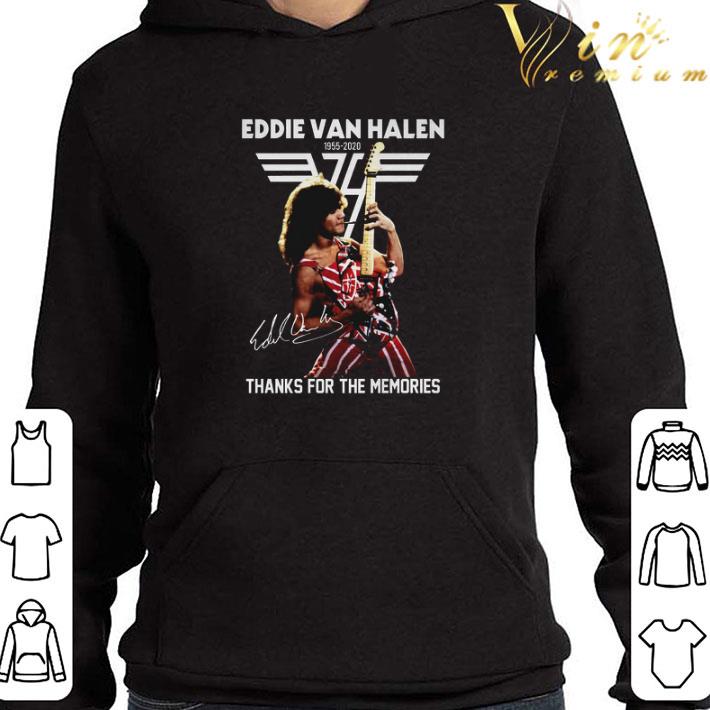eee53506 eddie van halen 1955 2020 thanks for the memories shirt 4 - Eddie Van Halen 1955-2020 thanks for the memories shirt