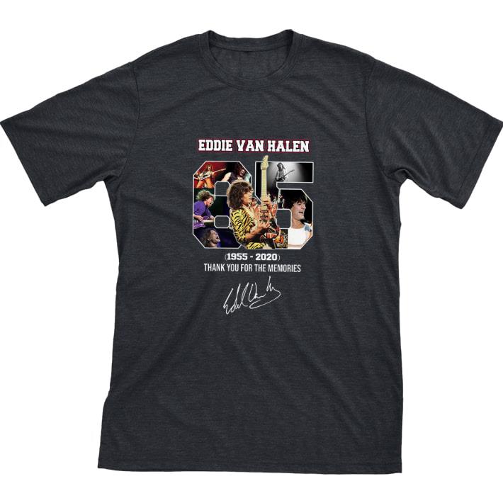 Original Eddie Van Halen 65 1955 2020 Thank You For The Memories Signature tshirt sweatshirt
