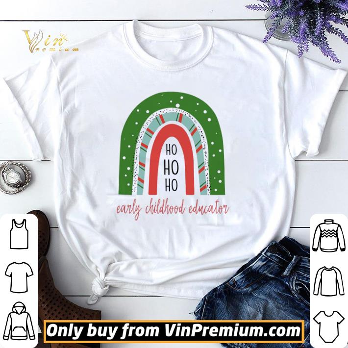 Ho Ho Ho early childhood educator shirt sweater