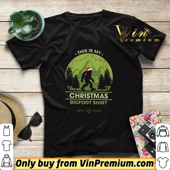20018443 this is my christmas bigfoot protect preserve shirt sweater 4 - This Is My Christmas Bigfoot Protect Preserve shirt sweater