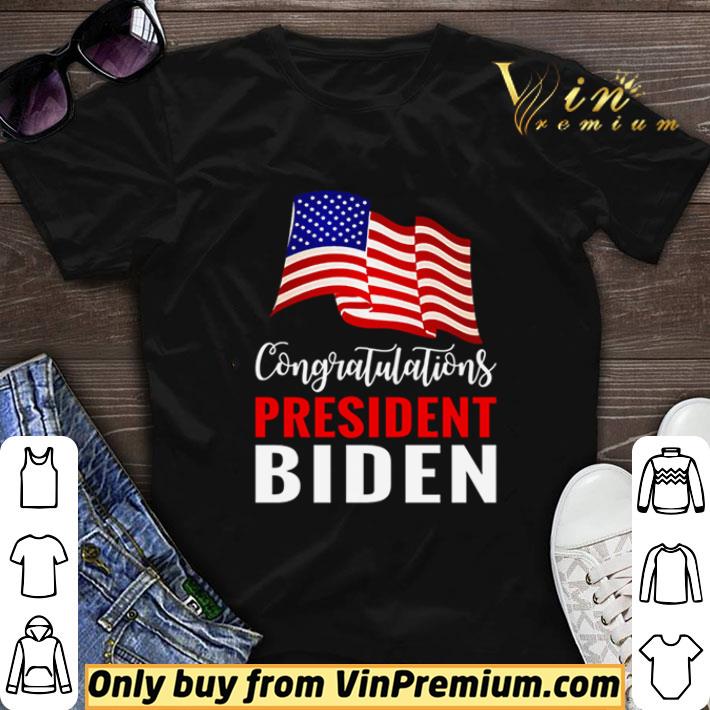 Congratulations president Biden American flag shirt sweater