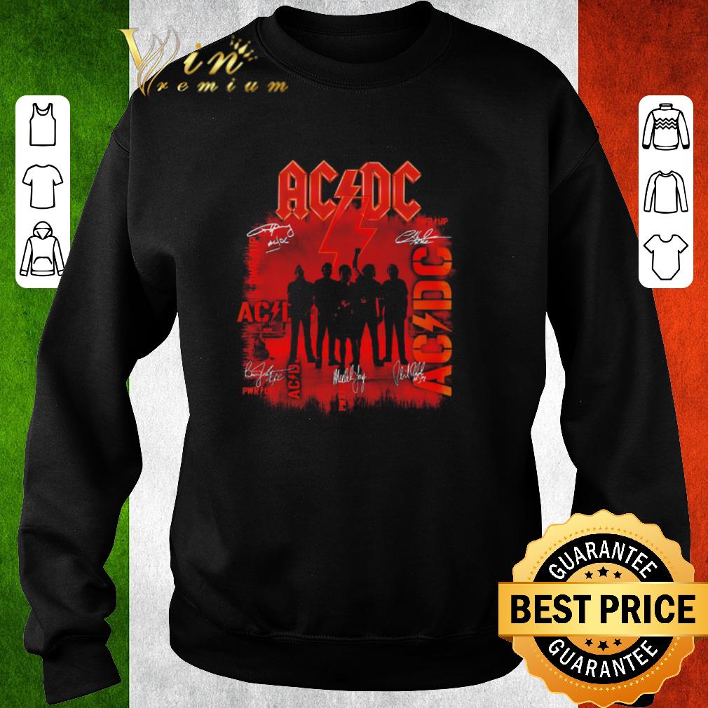 Official AC DC Shot In The Dark Signatures shirt 2a50bb90 official ac dc shot in the dark signatures shirt 4 - Official AC DC Shot In The Dark Signatures shirt