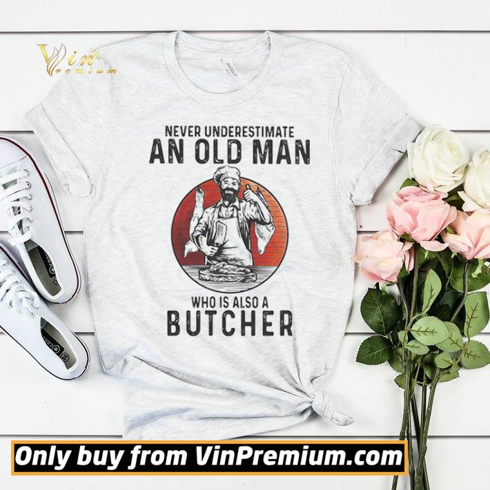 4e92249a never underestimate an old man who is also a butcher moon blood shirt sweater 4 - Never Underestimate An Old Man Who Is Also A Butcher Moon Blood shirt sweater