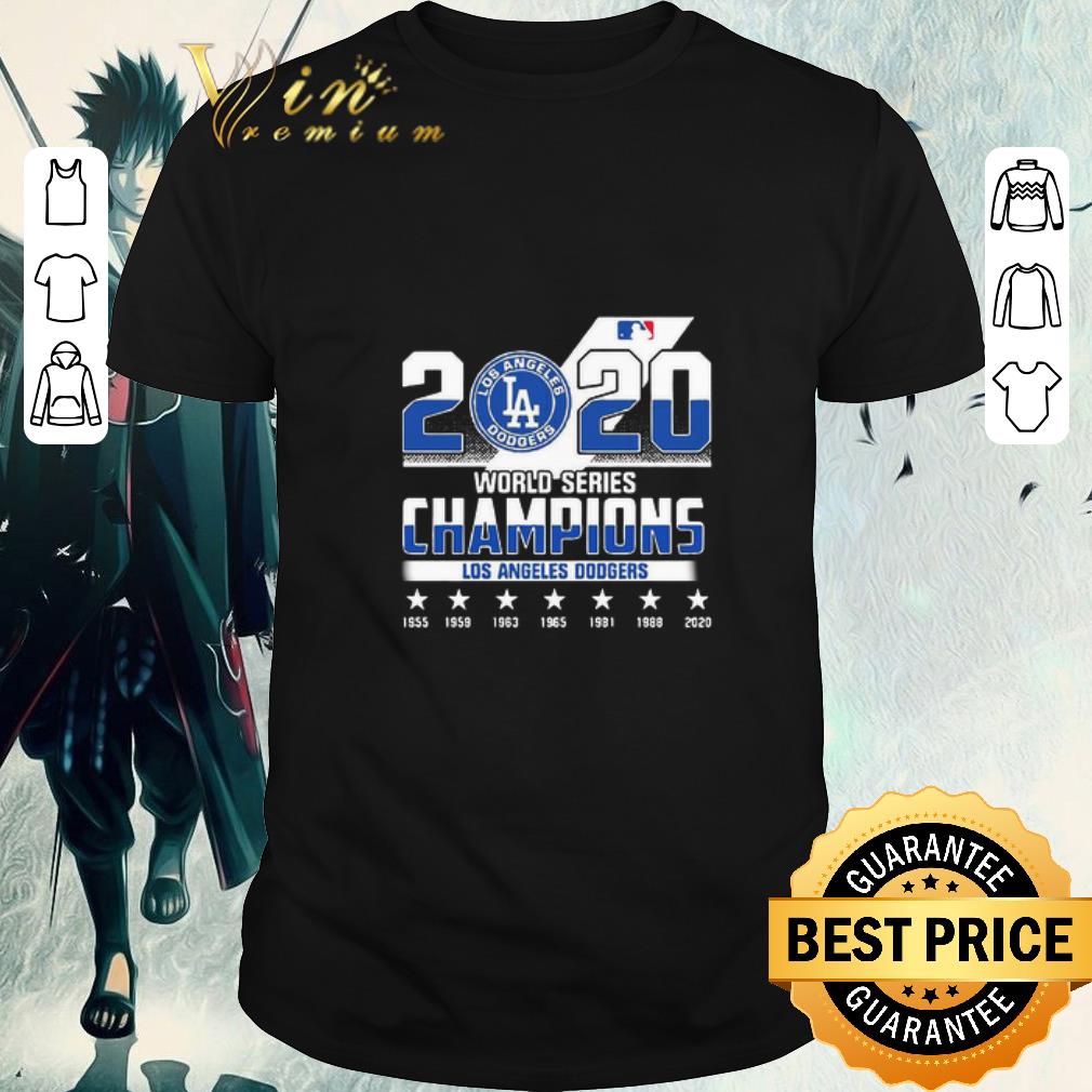 Premium 2020 World Series Champions Los Angeles Dodgers shirt