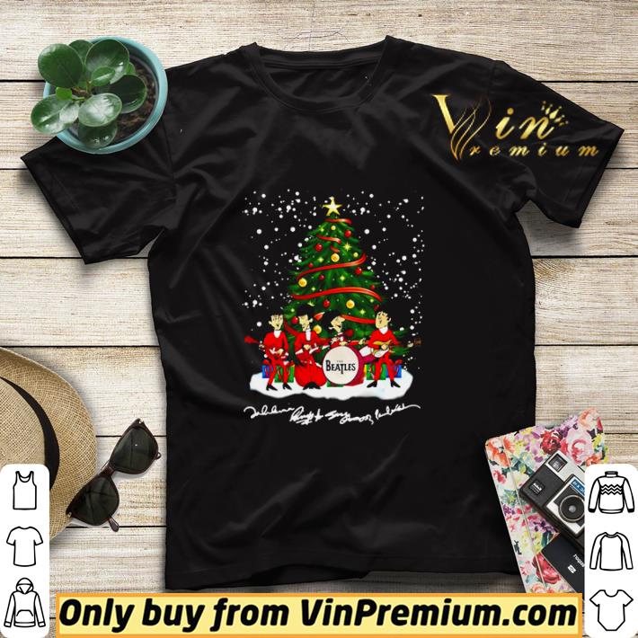 The Beatles chibi signature Christmas tree shirt sweater 6a9dc90d the beatles chibi signature christmas tree shirt sweater 4 - The Beatles chibi signature Christmas tree shirt sweater