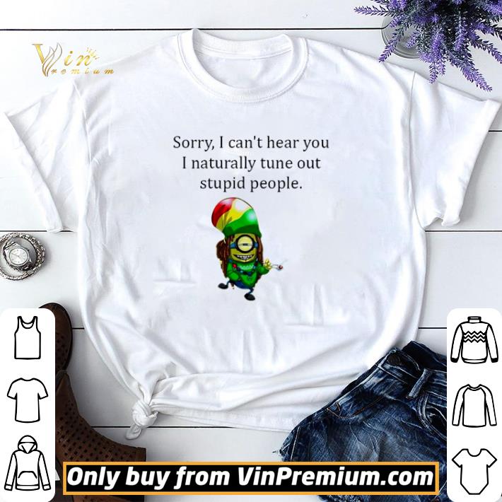 Gambar Bob Marley Kartun sorry I can’t hear you I naturally tune out stupid people shirt sweater