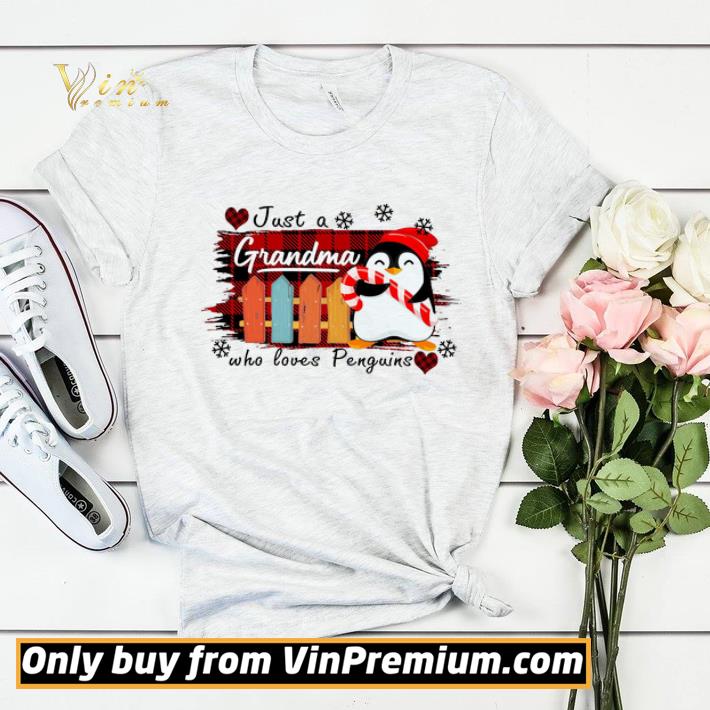 Just A Grandma Who Loves Penguins Christmas shirt sweater 8984e256 just a grandma who loves penguins christmas shirt sweater 4 - Just A Grandma Who Loves Penguins Christmas shirt sweater