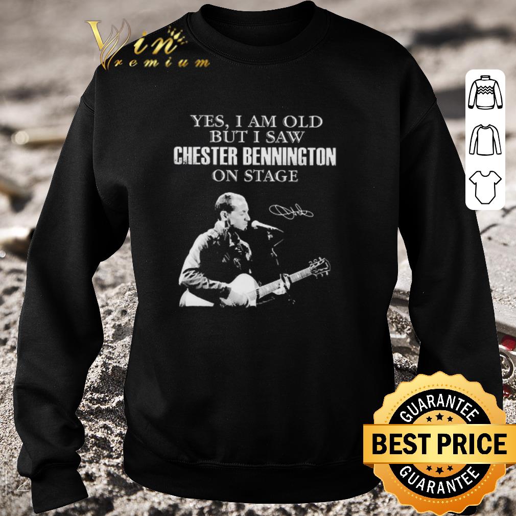 b1025821 hot yes i am old but i saw chester bennington on stage signature shirt 4 - Hot Yes I Am Old But I Saw Chester Bennington On Stage Signature shirt