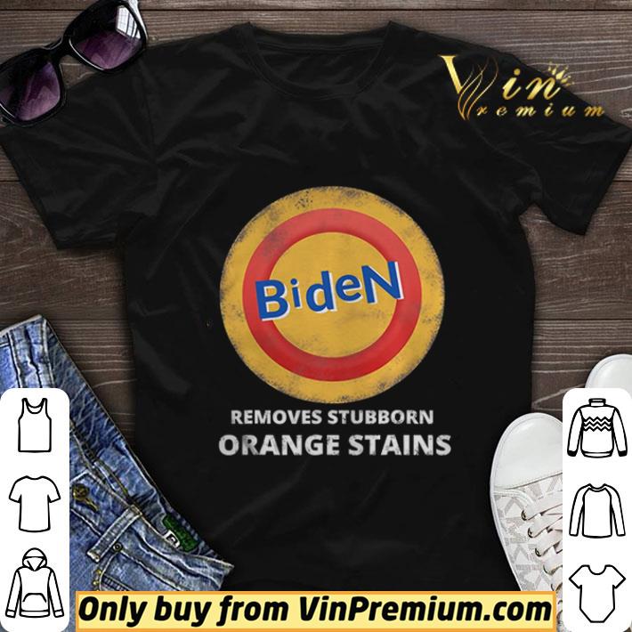 Biden Vintage Removes Stubborn Orange Stains Tide Detergent shirt sweater