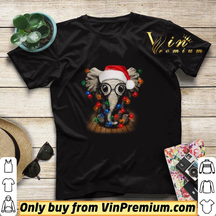 Santa Elephant Light Merry Christmas shirt sweater fa09ff2b santa elephant light merry christmas shirt sweater 4 - Santa Elephant Light Merry Christmas shirt sweater