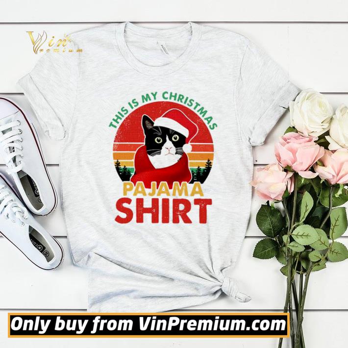 60cd68d7 vintage this my christmas pajama cat lover shirt sweater 4 - Vintage This My Christmas Pajama Cat Lover shirt sweater