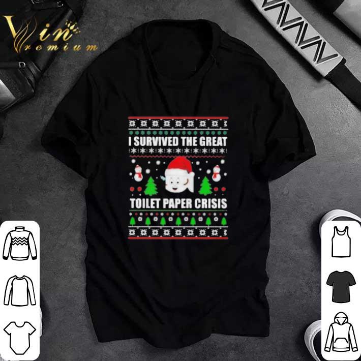 Original I Survived The Great Toilet Paper Crisis Ugly Christmas tshirt sweatshirt