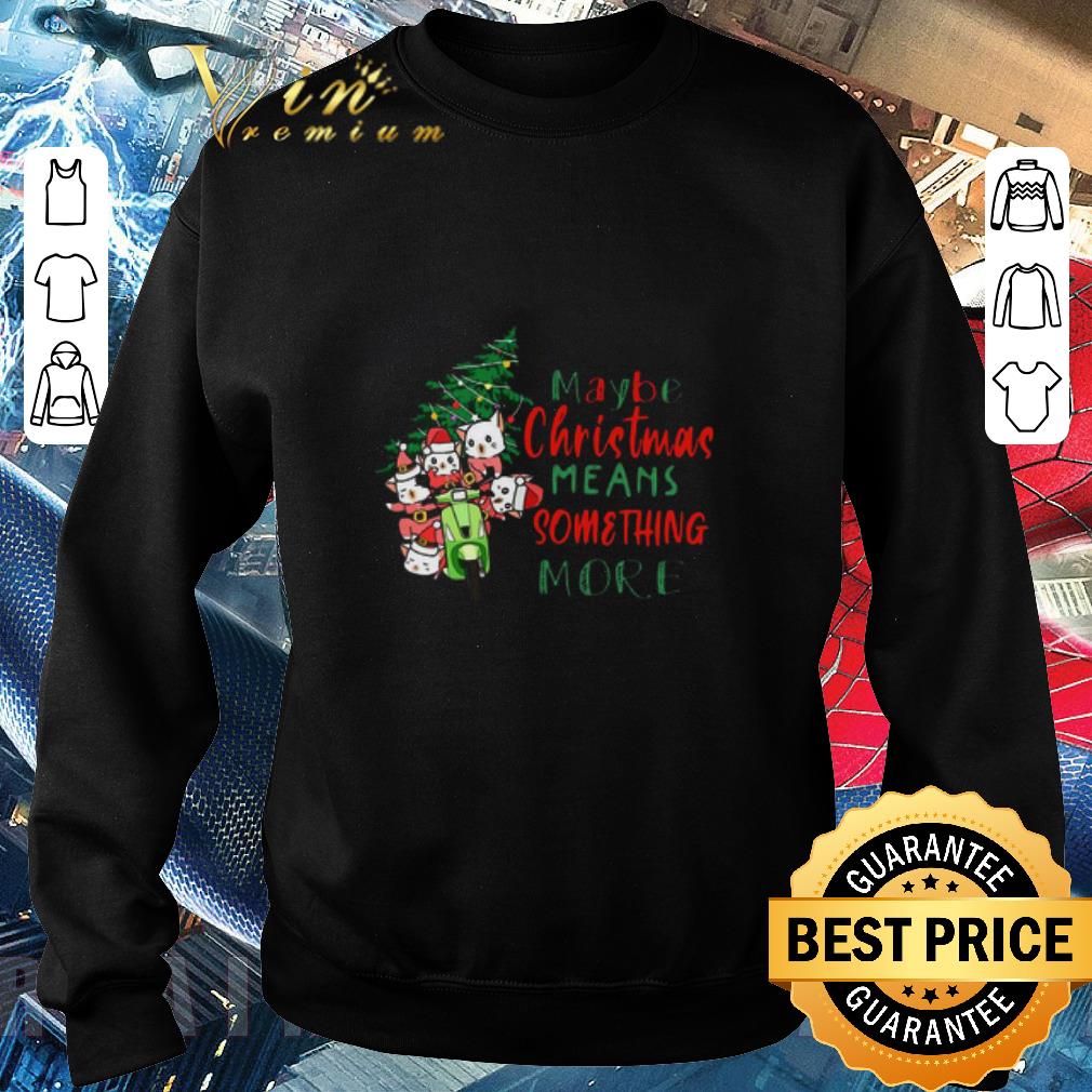 78d3af7e premium cats tree maybe christmas means something more sweater shirt 4 - Premium Cats Tree Maybe Christmas Means Something More Sweater shirt
