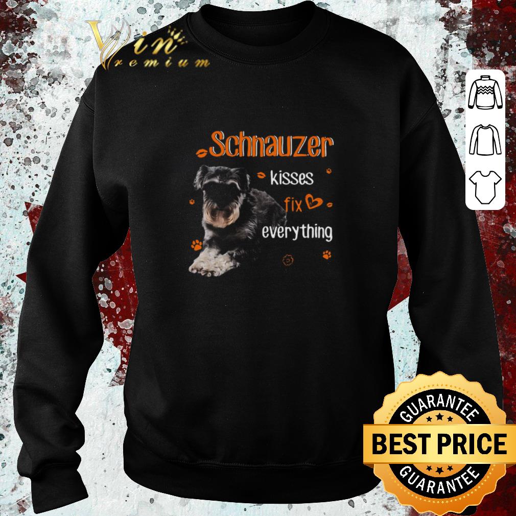 Nice Schnauzer Kisses Fix Everything shirt 96bdb4fd nice schnauzer kisses fix everything shirt 4 - Nice Schnauzer Kisses Fix Everything shirt