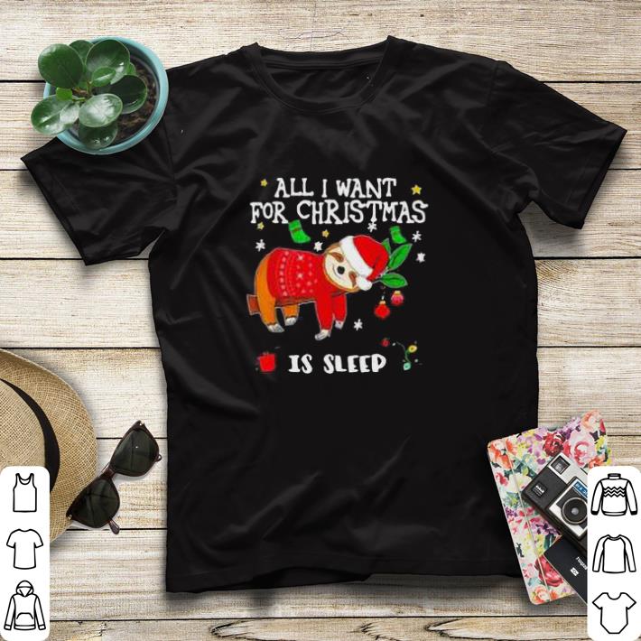 Nice Santa Sloth all I want for Christmas is sleep shirt sweater ae9dac3d nice santa sloth all i want for christmas is sleep shirt sweater 4 - Nice Santa Sloth all I want for Christmas is sleep shirt sweater