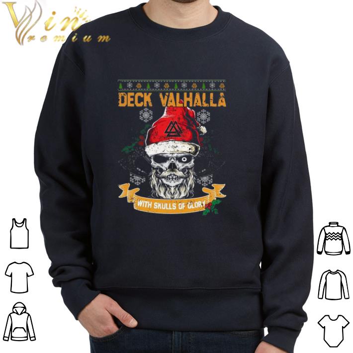 c6bb656b top santa claus deck valhalla with skulls of glory ugly merry christmas tshirt sweatshirt 4 - Top Santa Claus Deck Valhalla With Skulls Of Glory Ugly Merry Christmas tshirt sweatshirt