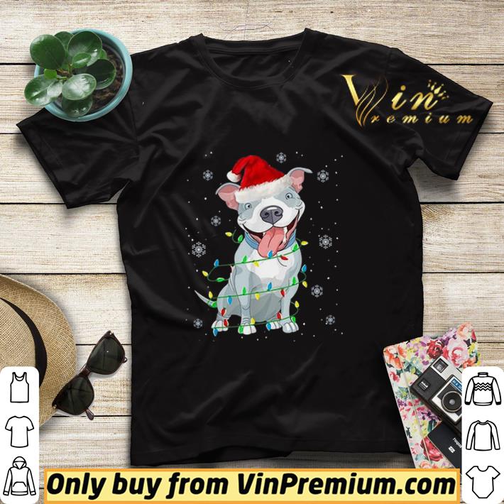 Pitbull Santa Light Merry Christmas shirt sweater fa1db73e pitbull santa light merry christmas shirt sweater 4 - Pitbull Santa Light Merry Christmas shirt sweater