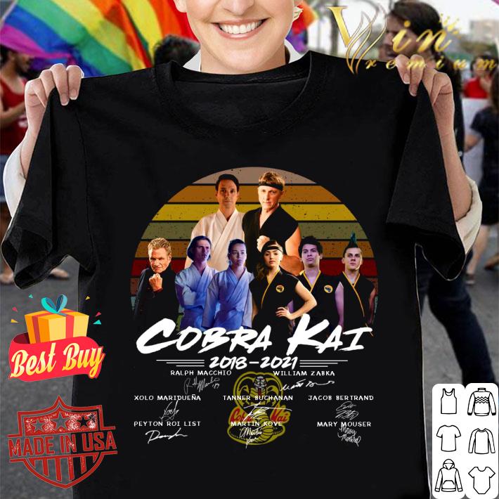 Premium Vintage Cobra Kai 2018-2021 Signatures shirt