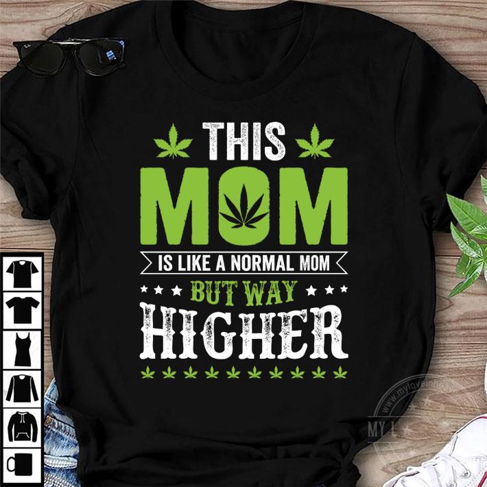 Official Mother's Day This Mom Is Like A Normal Mom But Way Higher St. Patrick's Day Shirt