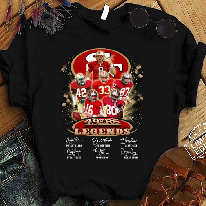Hot San Francisco 49ers Legends Signatures Shirt