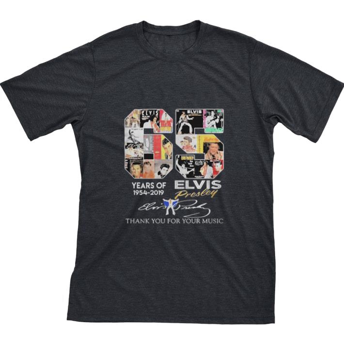 Nice 65 years of Elvis Presley thank you for the memories signature shirt sweater