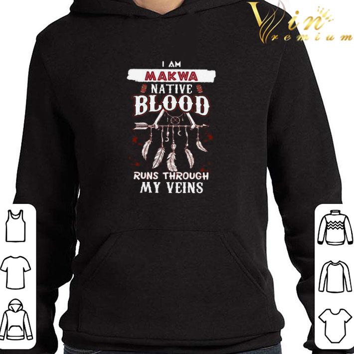 d44b60cd i am makwa native blood runs through my veins shirt 4 - I Am Makwa Native Blood Runs Through My Veins shirt