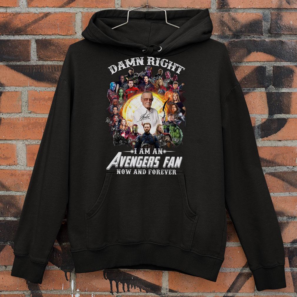 Official Marvel Damn right i am an Avengers fan now and forever shirt d7077313 marvel damn right i am an avengers fan now and forever shirt 4 - Official Marvel Damn right i am an Avengers fan now and forever shirt