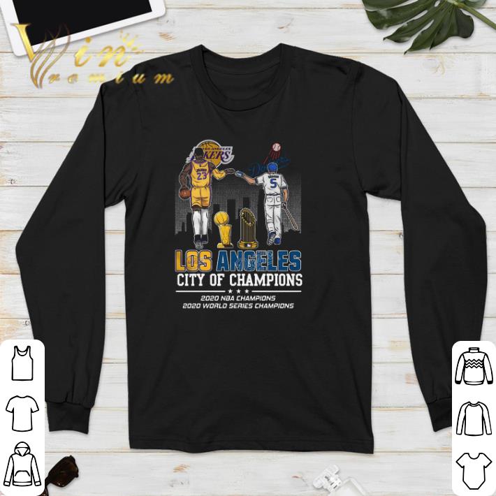 2de7cd08 top lebron james and corey seager los angeles lakers dodgers city of champions 2020 shirt sweatshirt 4 - Top Lebron James And Corey Seager Los Angeles Lakers Dodgers City Of Champions 2020 shirt sweatshirt