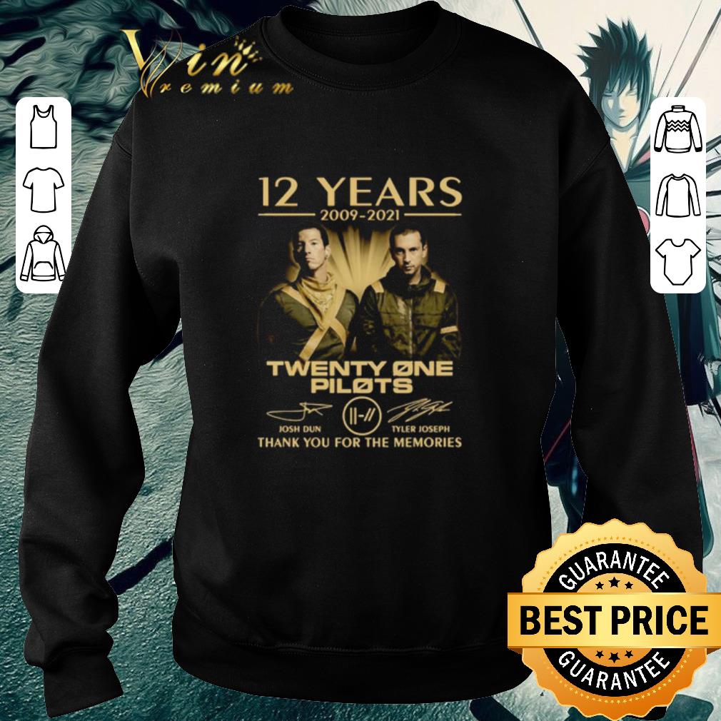 Premium 12 years 2009-2021 twenty one pilots josh dun tyler joseph thank you for the memories shirt 8e70f6a5 premium 12 years 2009 2021 twenty one pilots josh dun tyler joseph thank you for the memories shirt 4 - Premium 12 years 2009-2021 twenty one pilots josh dun tyler joseph thank you for the memories shirt