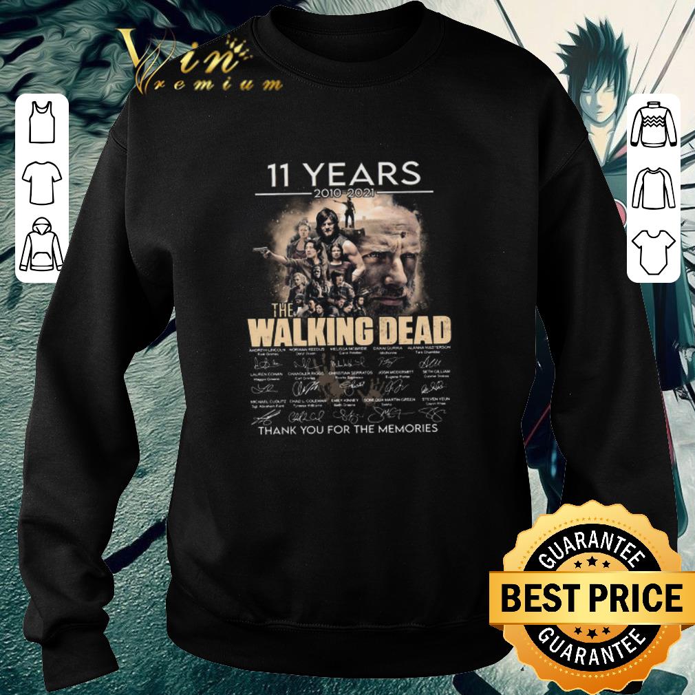 c95d6e77 premium 11 years 2010 2021 the walking dead thank you for the memories shirt 4 - Premium 11 years 2010-2021 the walking dead thank you for the memories shirt