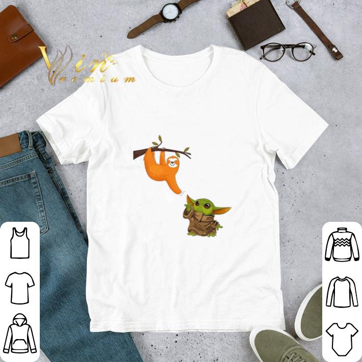 7d6471c3 pretty baby yoda and sloth shirt sweatshirt 4 - Pretty Baby Yoda And Sloth shirt sweatshirt