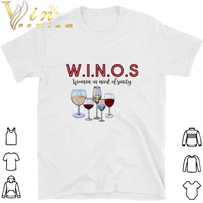 Awesome Winos Women In Need Of Sanity Wine shirt sweatshirt