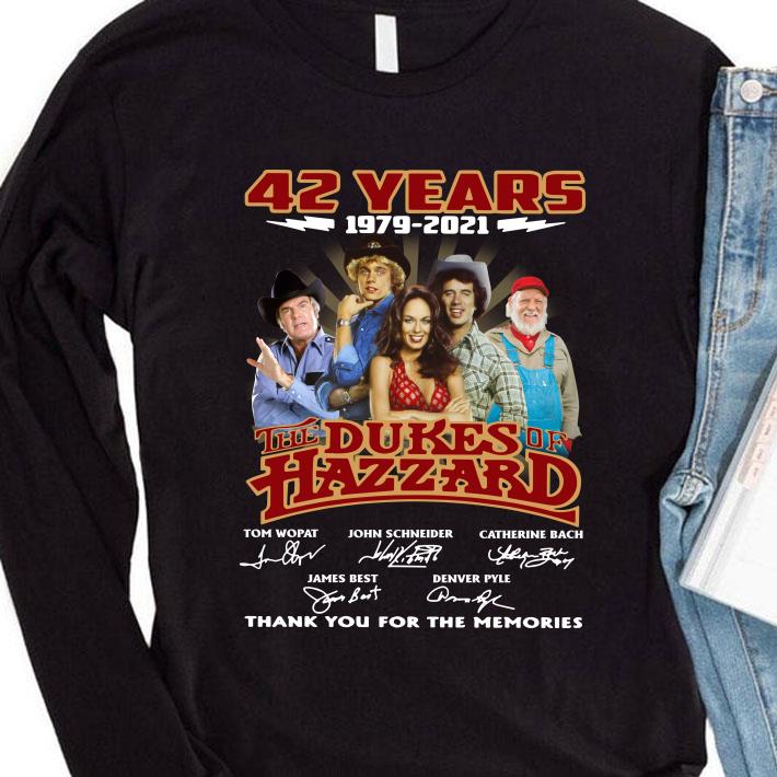 Premium 42 Years 1979-2021 Of The Dukes Of Hazzard Thank You For The Memories shirt 42 Years 1979 2021 Of The Dukes Of Hazzard Thank You For The Memories shirt 4 - Premium 42 Years 1979-2021 Of The Dukes Of Hazzard Thank You For The Memories shirt