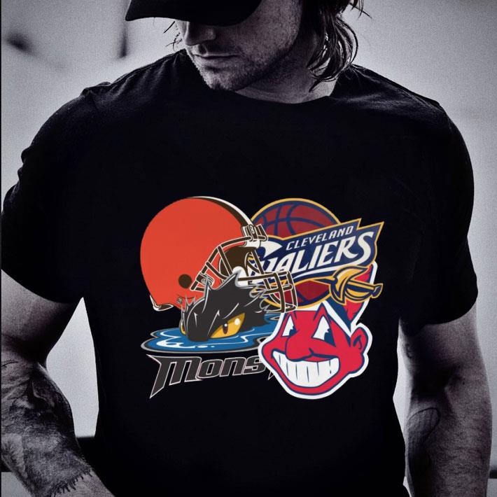 Awesome Cleveland Indians Cleveland Monsters Cleveland Cavaliers Cleveland Browns Shirt Cleveland Indians Cleveland Monsters Cleveland Cavaliers Cleveland Browns Shirt 2 - Awesome Cleveland Indians Cleveland Monsters Cleveland Cavaliers Cleveland Browns Shirt
