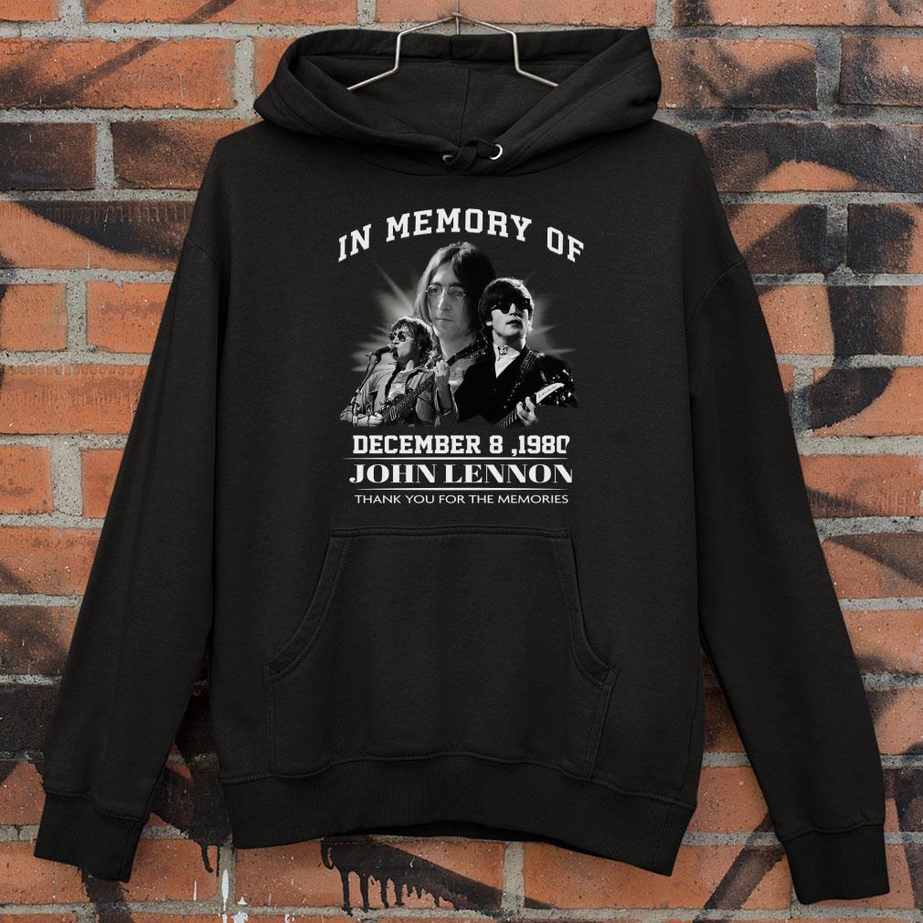 Awesome In Memory Of John Lennon December 8 1980 Thank You For The Memories Shirt In Memory Of John Lennon December 8 1980 Thank You For The Memories Shirt 4 - Awesome In Memory Of John Lennon December 8 1980 Thank You For The Memories Shirt