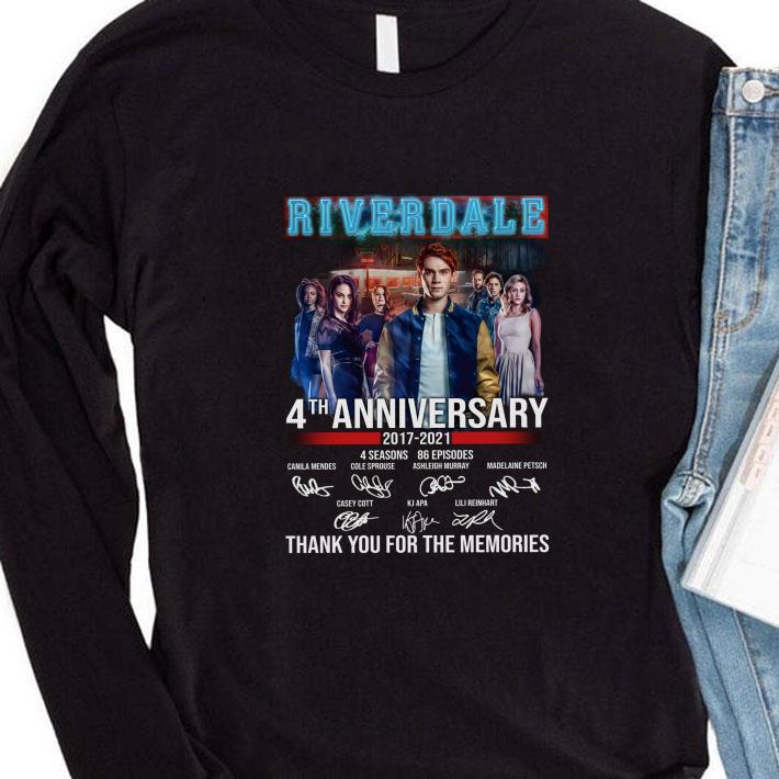 Best Riverdale 4th Anniversary 2017-2021 Signatures Thank You For The Memories Shirt Riverdale 4th Anniversary 2017 2021 Signatures Thank You For The Memories Shirt 4 - Best Riverdale 4th Anniversary 2017-2021 Signatures Thank You For The Memories Shirt
