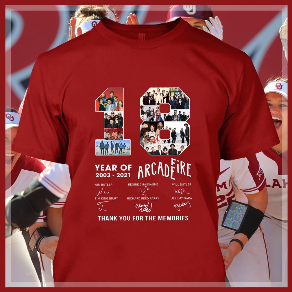 Best 2021 Arcade Fire 18 years of 2003-2021 Signatures Thank Memories Shirt 2021 Arcade Fire 18 years of 2003 2021 Signatures Thank Memories Shirt 4 - Best 2021 Arcade Fire 18 years of 2003-2021 Signatures Thank Memories Shirt