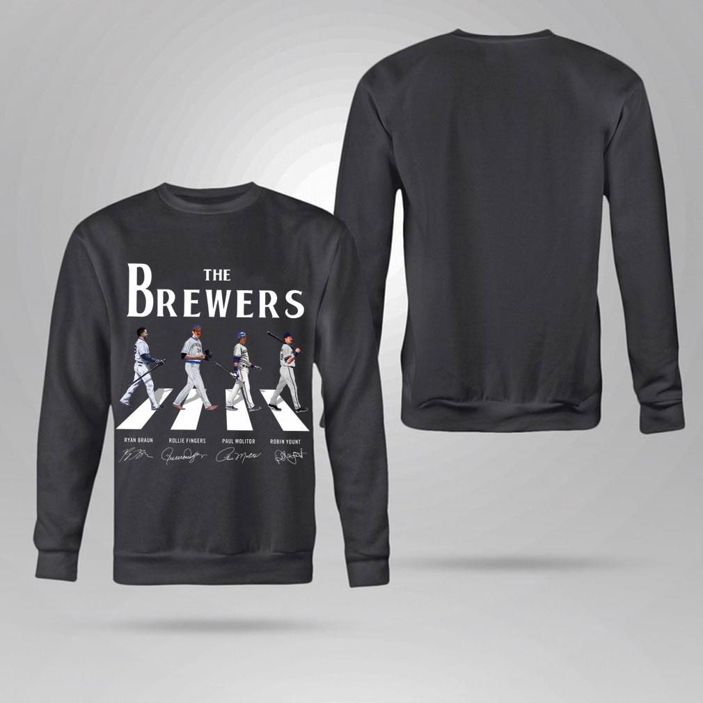Best 2021 The Brewers Abbey Road Signatures Milwaukee Brewers Shirt 2021 The Brewers Abbey Road Signatures Milwaukee Brewers Shirt 4 - Best 2021 The Brewers Abbey Road Signatures Milwaukee Brewers Shirt