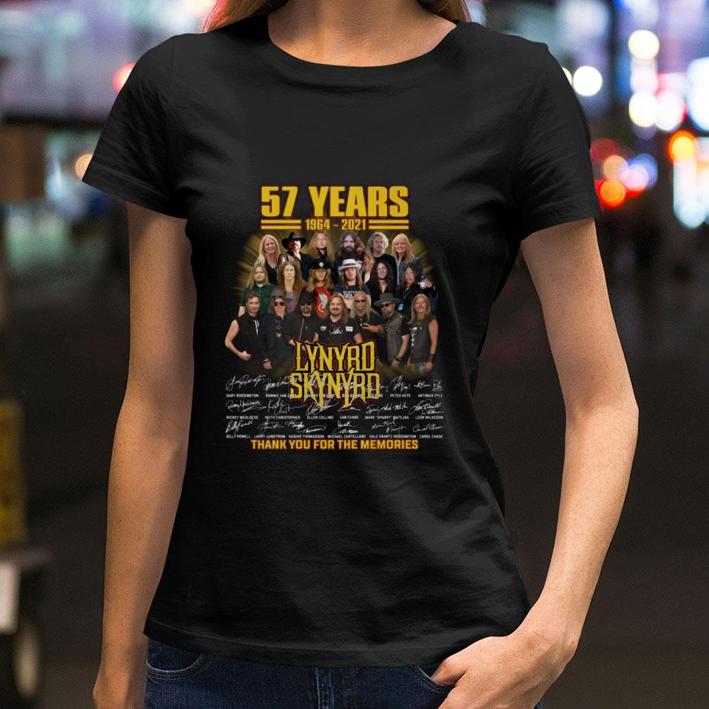 Original 57 Years Lynyrd Skynyrd Band Rock 1964-2021 Signatures Thank You For The Memories Shirt 57 Years Lynyrd Skynyrd Band Rock 1964 2021 Signatures Thank You For The Memories Shirt 2 - Original 57 Years Lynyrd Skynyrd Band Rock 1964-2021 Signatures Thank You For The Memories Shirt