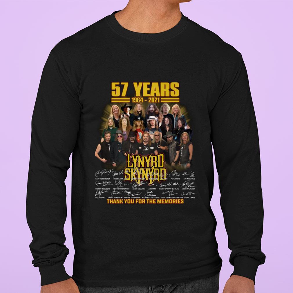 Original 57 Years Lynyrd Skynyrd Band Rock 1964-2021 Signatures Thank You For The Memories Shirt 57 Years Lynyrd Skynyrd Band Rock 1964 2021 Signatures Thank You For The Memories Shirt 3 - Original 57 Years Lynyrd Skynyrd Band Rock 1964-2021 Signatures Thank You For The Memories Shirt