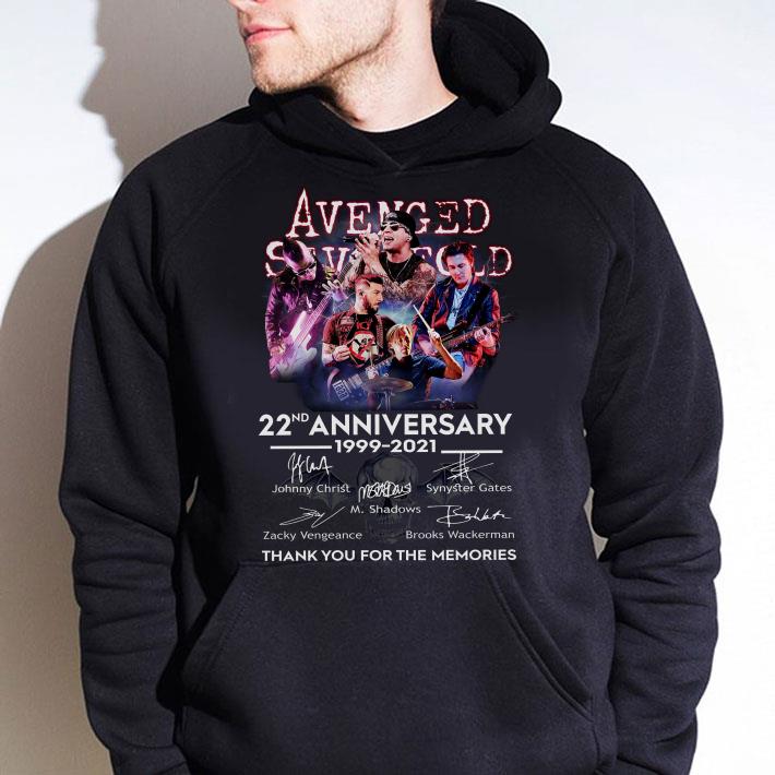Original Avenged Sevenfold band rock 22nd Anniversary 1999-2021 Signatures Thank You For The Memories Shirt Avenged Sevenfold band rock 22nd Anniversary 1999 2021 Signatures Thank You For The Memories Shirt 4 - Original Avenged Sevenfold band rock 22nd Anniversary 1999-2021 Signatures Thank You For The Memories Shirt