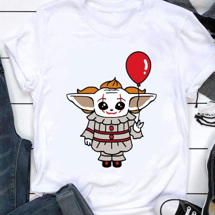 Official Baby Yoda Mashup Pennywise Halloween 2021 Shirt