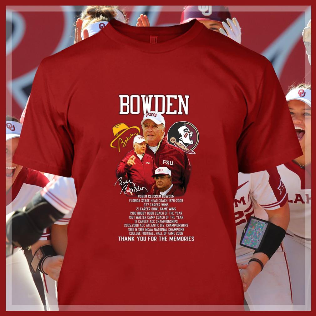Premium Bobby Bowden FSU Florida State Seminoles Signature Thank Memories Shirt Bobby Bowden FSU Florida State Seminoles Signature Thank Memories Shirt 4 - Premium Bobby Bowden FSU Florida State Seminoles Signature Thank Memories Shirt