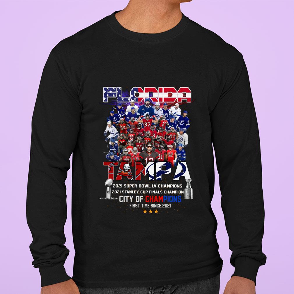 Funny Buccaneers Lightning Florida 2021 Super Bowl Stanley Cup Tampa City Of Champions First Time Since 2021 Shirt Buccaneers Lightning Florida 2021 Super Bowl Stanley Cup Tampa City Of Champions First Time Since 2021 Shirt 3 - Funny Buccaneers Lightning Florida 2021 Super Bowl Stanley Cup Tampa City Of Champions First Time Since 2021 Shirt