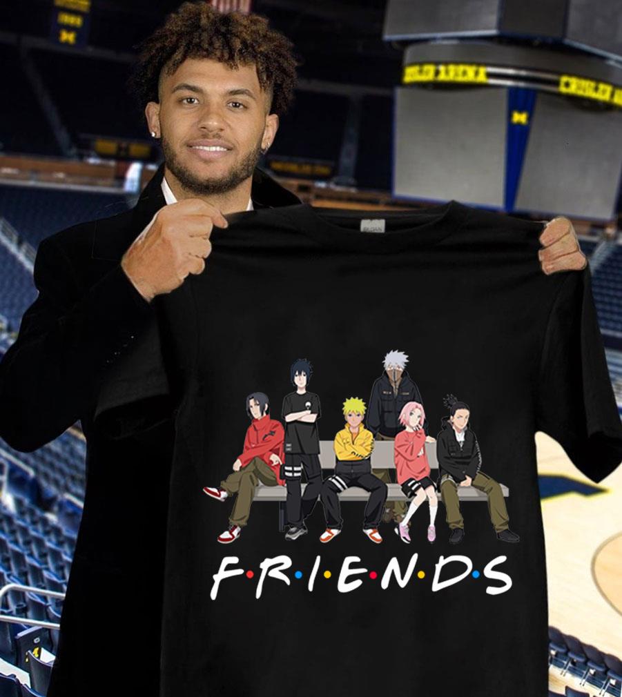 Funny Friends LIBERE For Naruto Anime Sasuke Kakashi Sakura Itachi Shikamaru Shirt