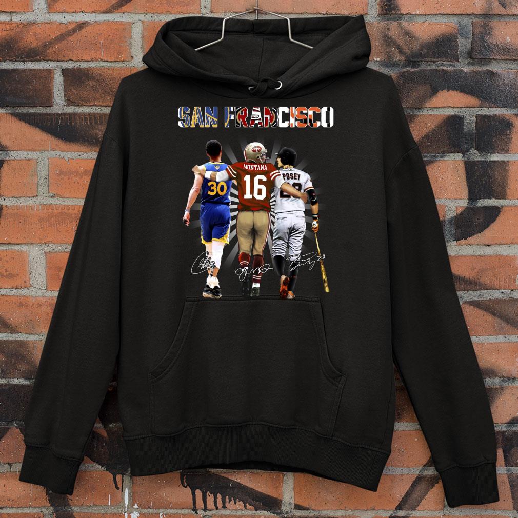 Official Golden State Warriors San Francisco 49ers San Francisco Giants Signatures Shirt Golden State Warriors San Francisco 49ers San Francisco Giants Signatures Shirt 4 - Official Golden State Warriors San Francisco 49ers San Francisco Giants Signatures Shirt